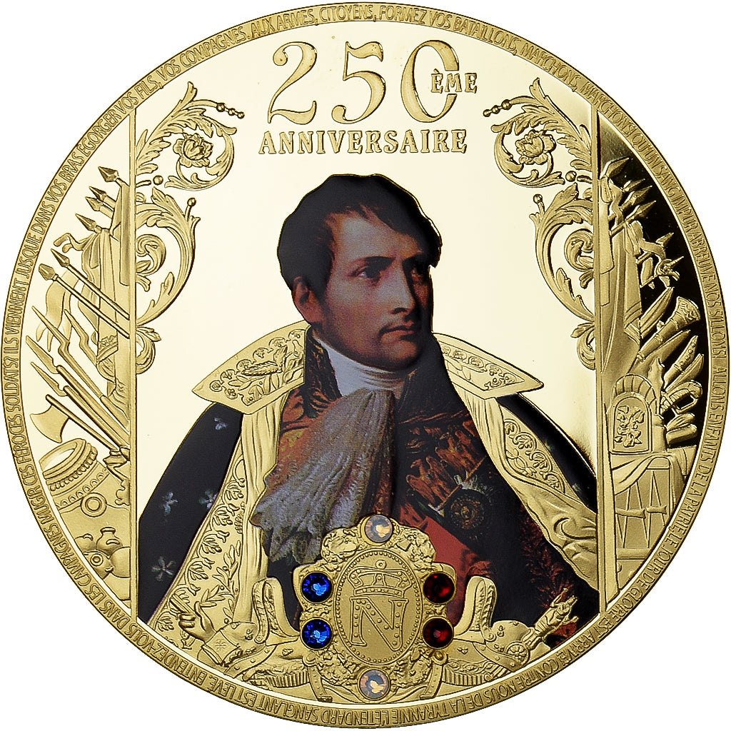 France, Médaille, Napoléon Bonaparte, 250ème Anniversaire, History, 2018