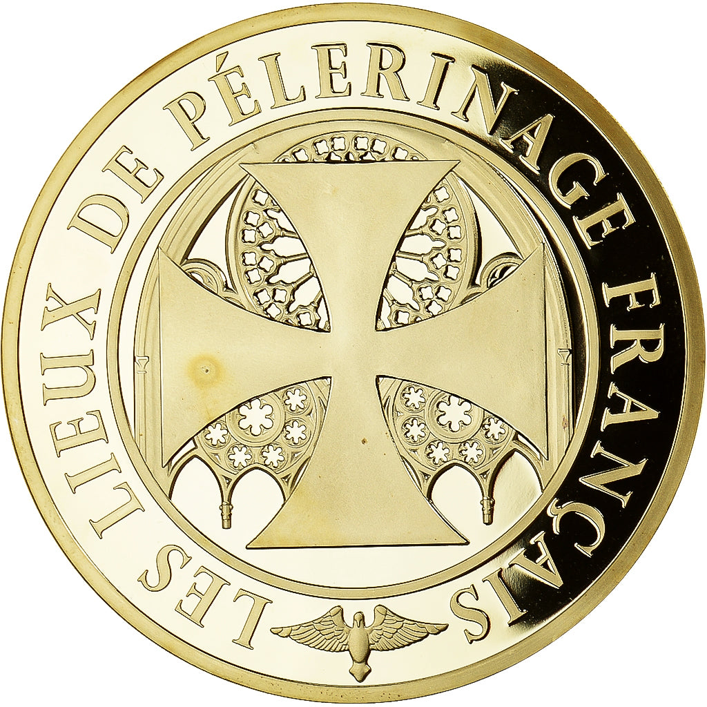 France, Medal, Lourdes, Lieu de Pélerinage Français, Religions & beliefs