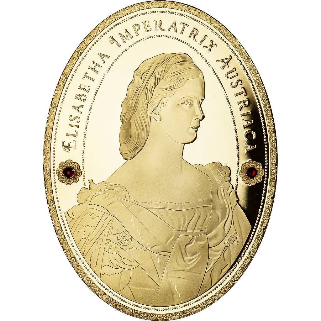 France, Medal, Élisabeth Impératrice d'Autriche, History, MS(65-70), Copper