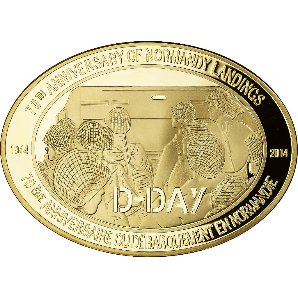 Francia, medaglia, 70ème Anniversaire du Débarquement de Normandie, D-DAY
