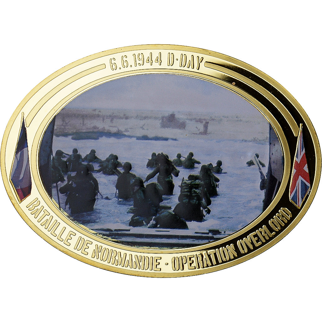 France, Medal, 70ème Anniversaire du Débarquement de Normandie, D-DAY, 2014