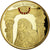 Vaticano, medalha, Sancta Teresa de Calcutta, MS(65-70), Cobre Dourado