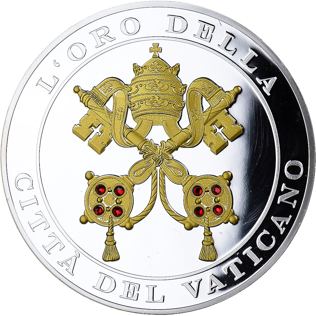 Vatican, Medal, San Marco Evangelista, 2014, MS(65-70), Copper Plated Silver