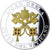 Vaticano, medalha, San Marco Evangelista, 2014, MS(65-70), Prata Cromada a Cobre