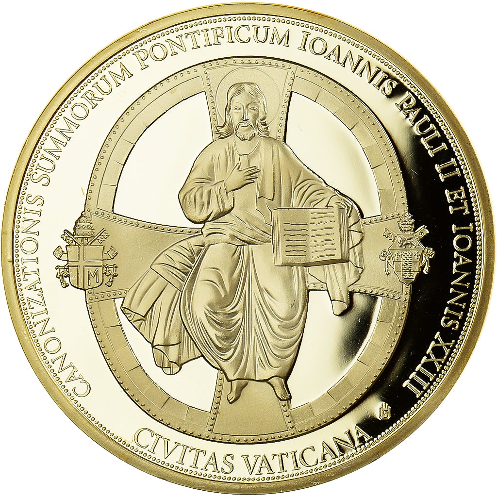Vatican, Medal, Canonisation de Jean Paul II, MS(64), Copper Gilt