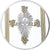 Vaticano, medalha, Le Pape François, MS(64), Prata Cromada a Cobre