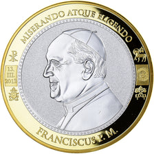 Vatican, Medal, Le Pape François, 2013, MS(64), Copper Gilt