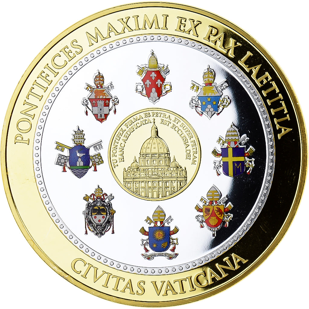 Vatican, Medal, Le Pape François, 2013, MS(64), Copper Gilt