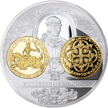 Frankreich, Medaille, Histoire de la Monnaie Française, Franc à Cheval 1360