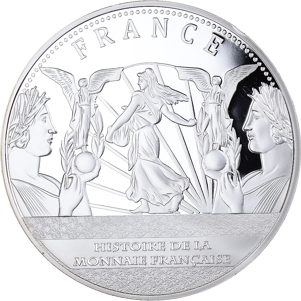 Frankreich, Medaille, Histoire de la Monnaie Française, Franc à Cheval 1360