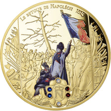 Frankreich, Medaille, Le Retour de Napoléon, 1815, History, STGL, Copper Gilt