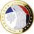França, medalha, Les piliers de la République, Marianne, MS(64), Cobre Dourado