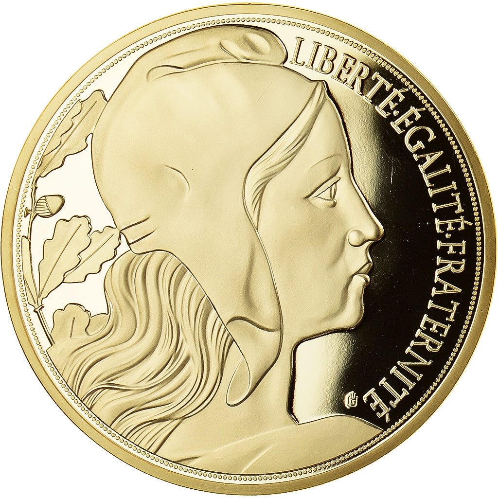 France, Medal, Liberté, La Marseillaise, MS(64), Copper Gilt
