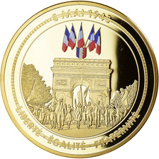 Francia, medaglia, Seconde Guerre Mondiale, Victoire du 8 Mai 1945, FDC, Rame