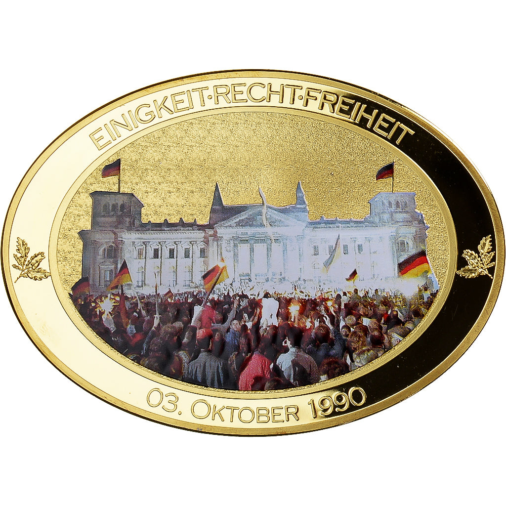 Germany, Medal, 25 Ans de la Réunification Allemande, 2015, MS(65-70), Copper