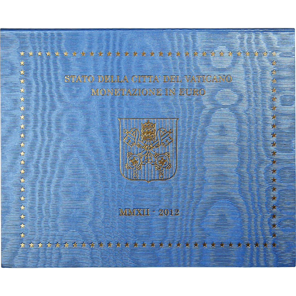 Vaticano, 1 Cent to 2 Euro, Benoit XVI, 2012, Rome, FDC, N.C.