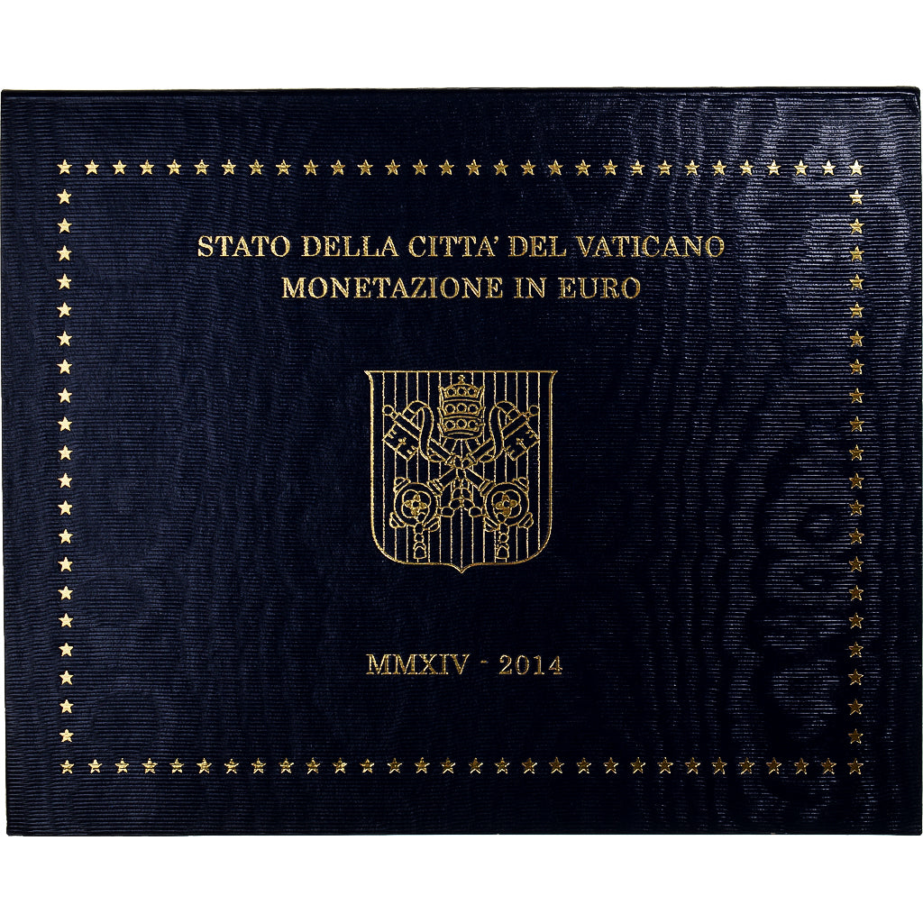 Vaticano, 1 Cent to 2 Euro, 2014, FDC, N.C.