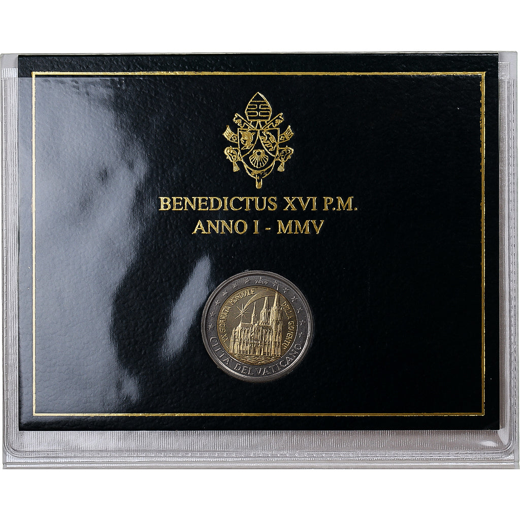 Vaticano, 2 Euro, XXe Journée Mondiale de la Jeunesse, 2005, Rome, Jean Paul