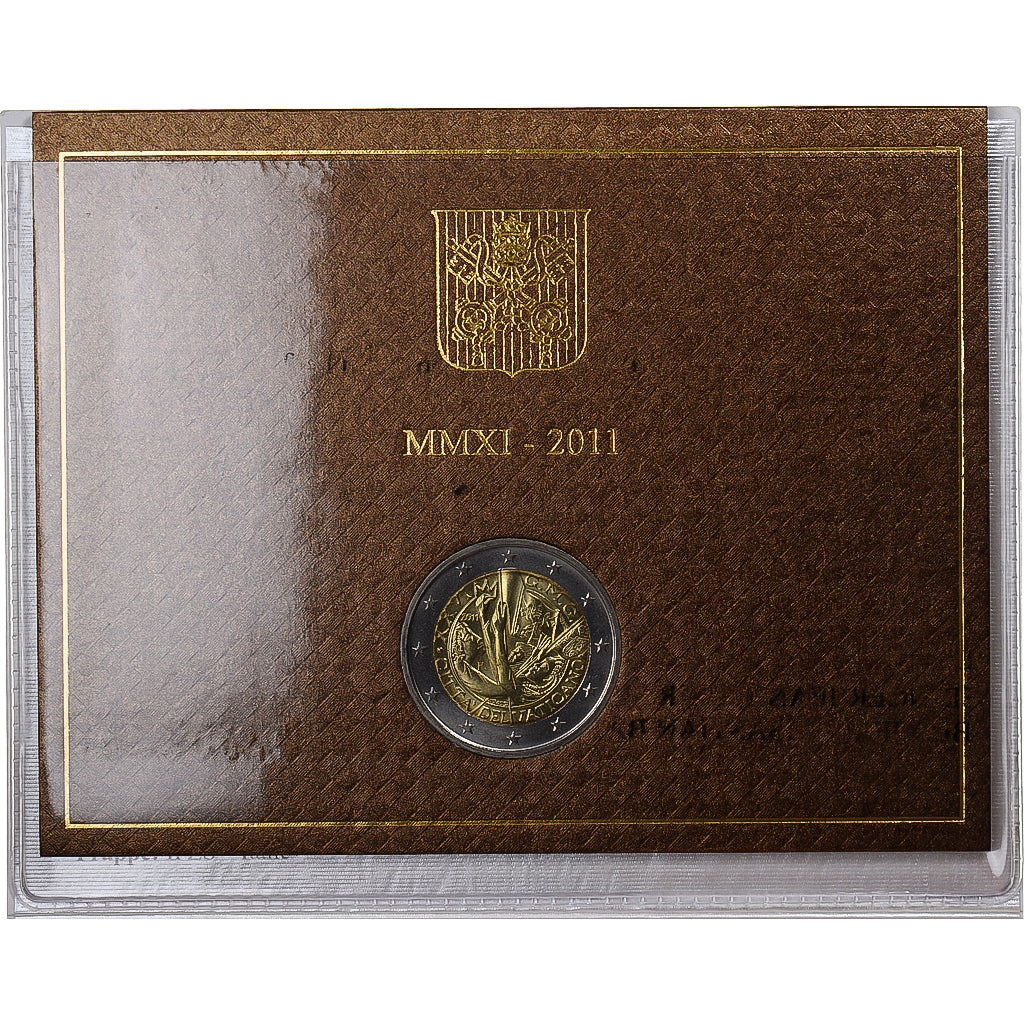 Vatican, 2 Euro, 2011, Rome, 26ème journée mondiale de la jeunesse, MS(65-70)