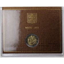 Vatican, 2 Euro, 2011, Rome, 26ème journée mondiale de la jeunesse, MS(65-70)
