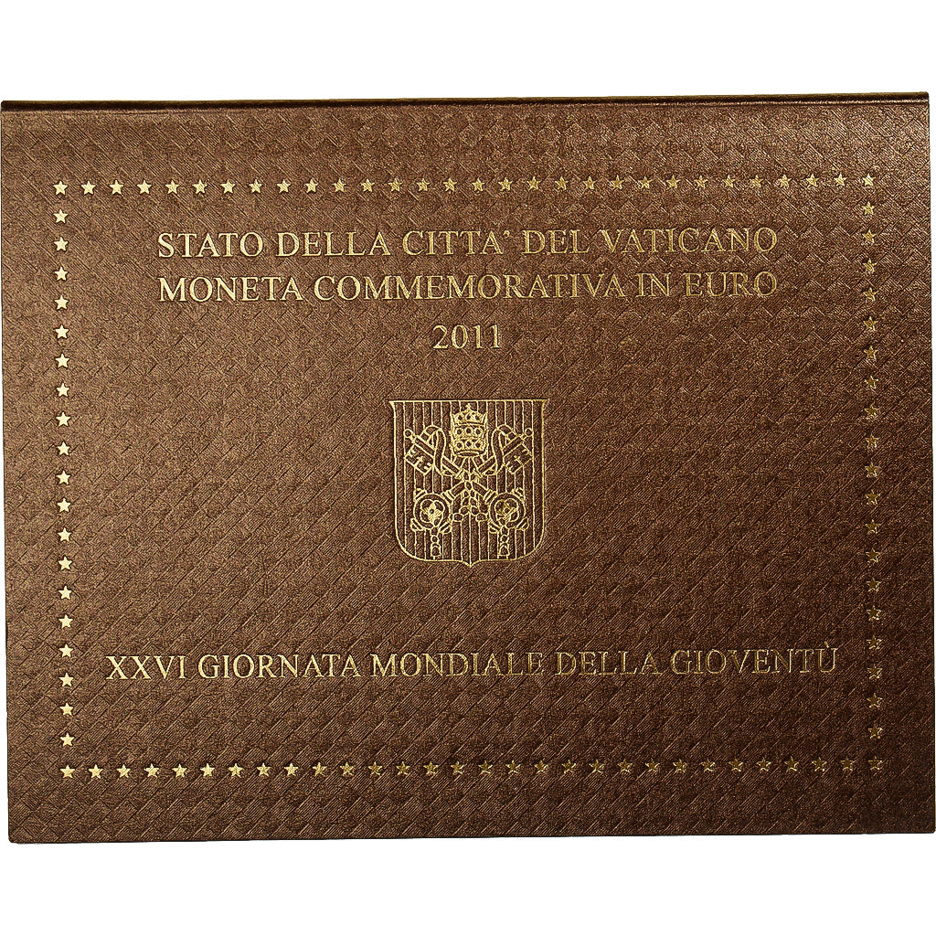 Vatican, 2 Euro, 2011, Rome, 26ème journée mondiale de la jeunesse, MS(65-70)