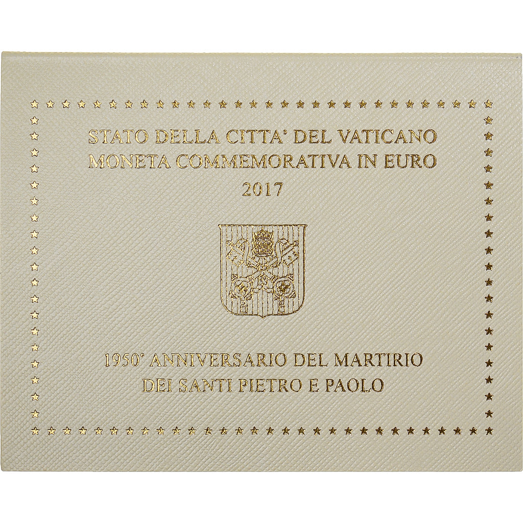 Vatican, 2 Euro, 2017, Martyre des Saints Pierre et Paul, MS(65-70), Bi-Metallic