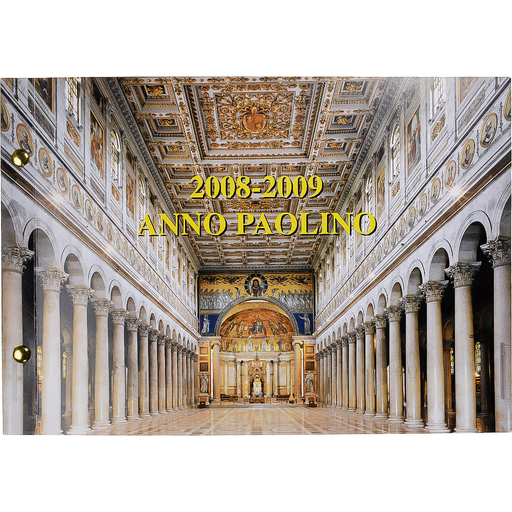 Vatikan, 2 Euro, Année de Saint Paul, 2008, Rome, Enveloppe philatélique
