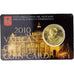 VATICAN CITY, 50 Euro Cent, 2010, Rome, Coin card, MS(64), Brass