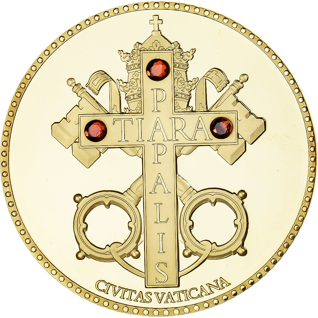 Vatican, Medal, Benoit XVI, Tiara Papalis, Religions & beliefs, MS(64), Copper