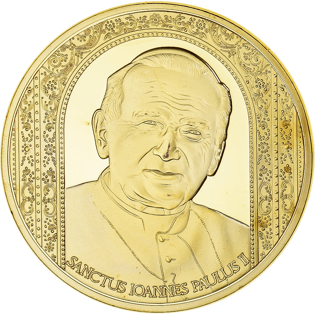 France, Medal, Jean-Paul II, Sanctus Hus de Petrelcina, Religions & beliefs