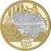 Francia, medalla, Les Régions de France, PARIS, FDC, Copper Gilt