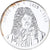 França, medalha, Les rois de France, Louis XIV, MS(65-70), Prata Cromada a