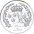 Frankreich, Medaille, Les rois de France, Louis XIV, STGL, Copper Plated Silver