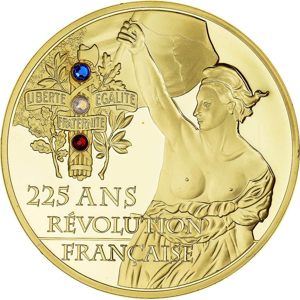 France, Medal, Révolution Française, Prise de la Bastille, MS(65-70), Copper