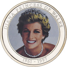 Regno Unito, medaglia, Lady Diana, Princess of Wales, SPL, Copper Plated Silver