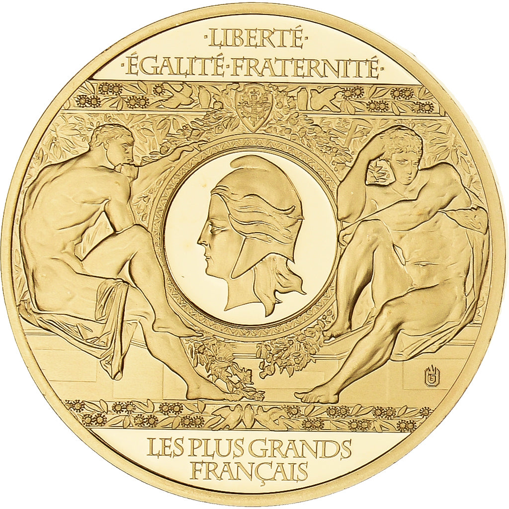 France, Médaille, François Ier, Les Plus Grands Français, SPL, Copper Gilt
