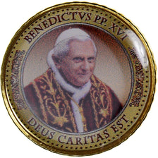 Vatican, 50 Euro Cent, unofficial private coin, MS(63), Brass