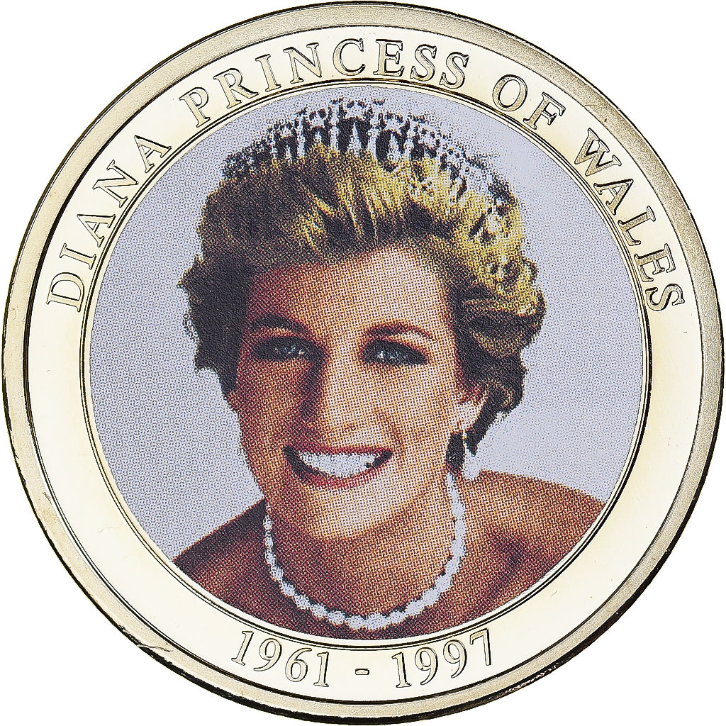 Royaume-Uni, Médaille, Lady Diana, Princess of Wales, SPL, Cuivre plaqué