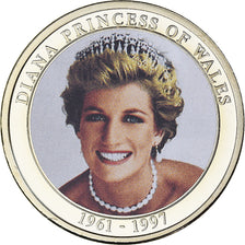 Royaume-Uni, Médaille, Lady Diana, Princess of Wales, SPL, Cuivre plaqué
