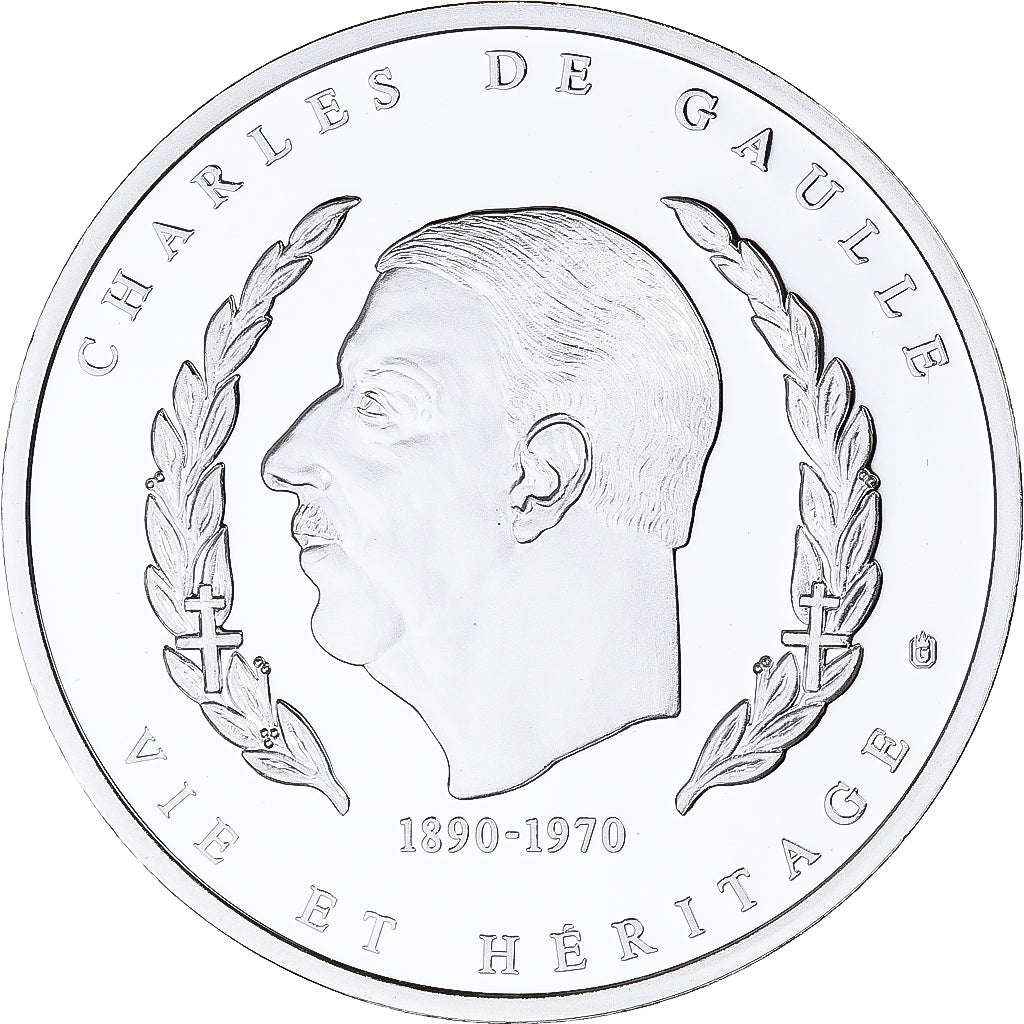 France, Medal, Charles De Gaulle, Appel du 18 juin 1940, MS(63), Copper Plated