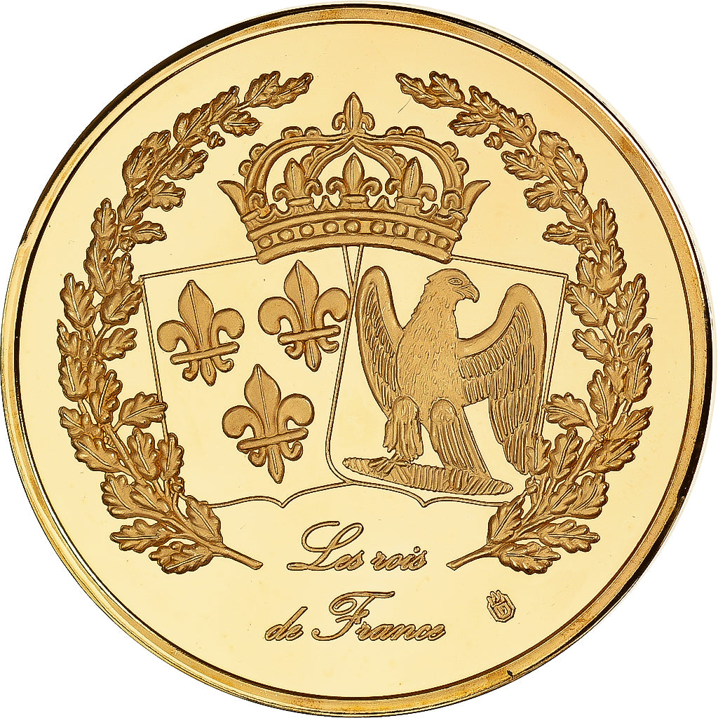 France, Medal, Les Rois de France, Napoléon Bonaparte, History, MS(63), Copper