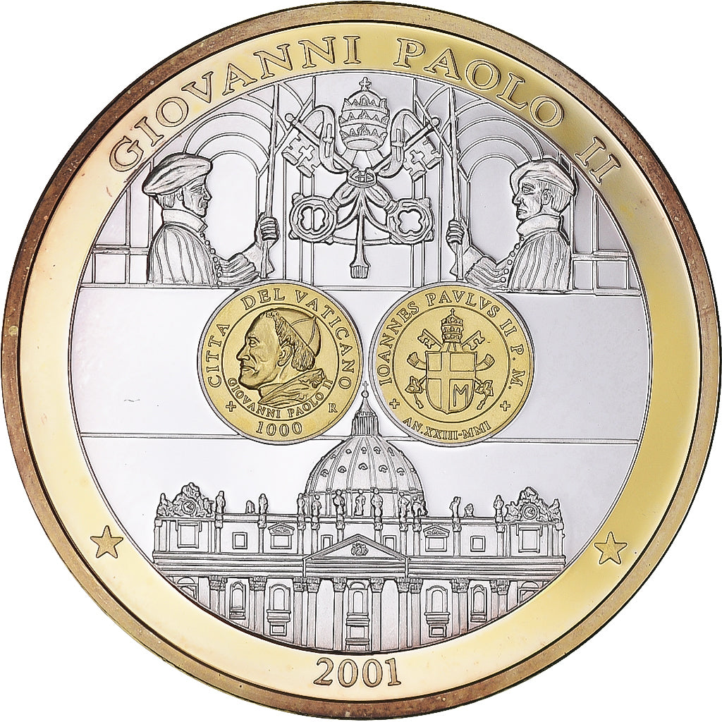 Vatican, Medal, Jean-Paul II, Religions & beliefs, 2009, MS(65-70), Copper