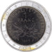 France, Medal, Changement de Monnaie de l'Europe, MS(63), Copper Plated Silver