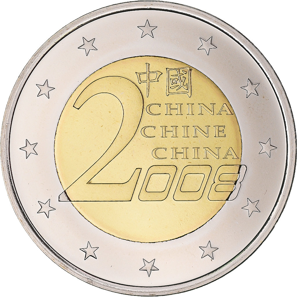 Chine, Médaille, Jeux Olympiques de Pékin, 2008, SPL, Bimétallique