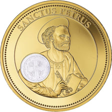 France, Medal, Sanctus Petrus, MS(63), Copper Gilt