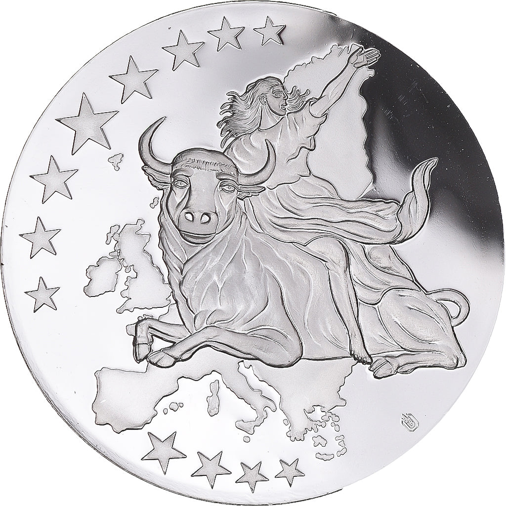 Malta, Medal, Monnaies européennes, 2008, MS(65-70), Copper Plated Silver