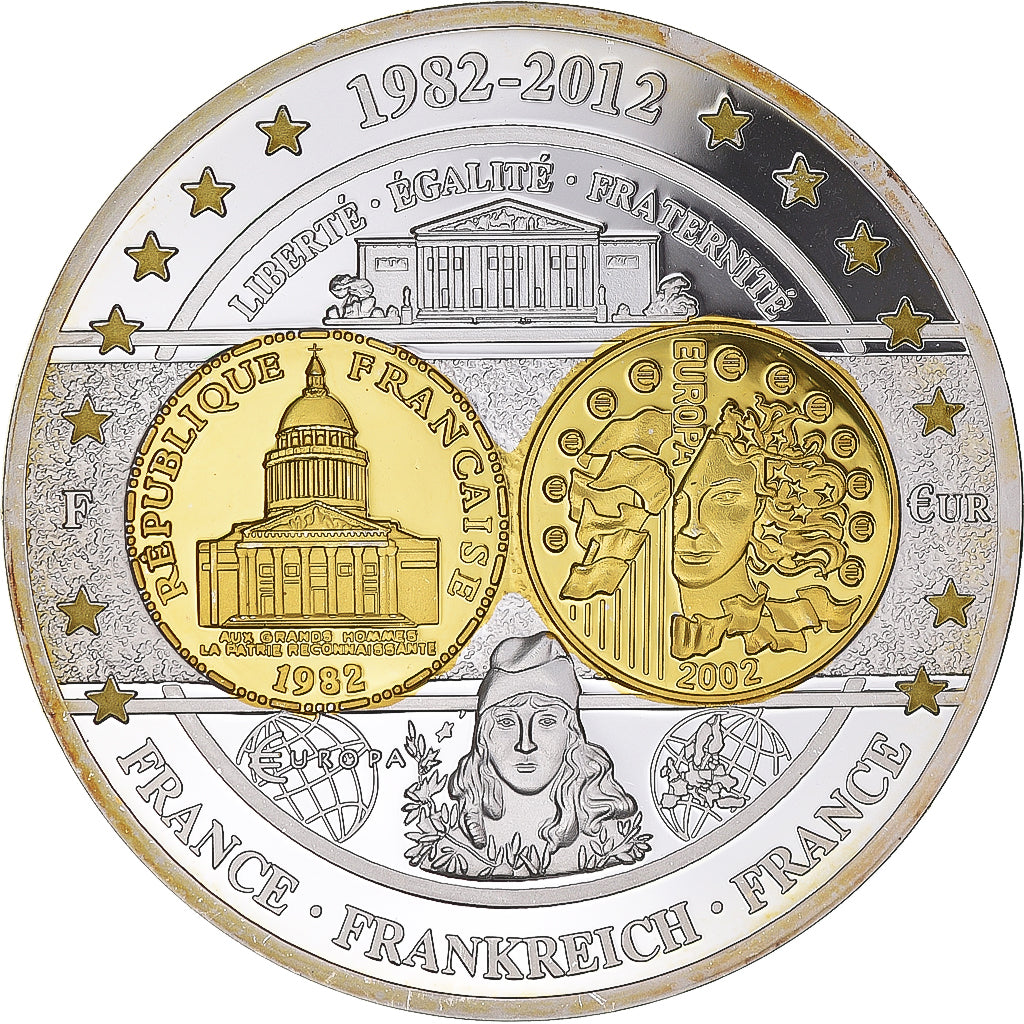 France, Medal, Pièces Commémoratives d'Europe, 2012, MS(63), Copper Plated