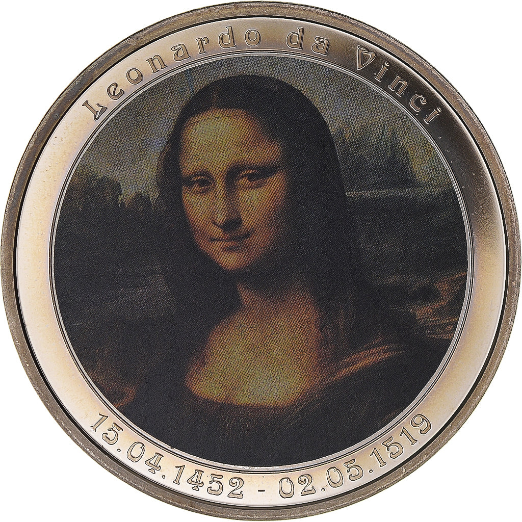 France, Medal, La Joconde - Léonard de Vinci, Masterpiece Paintings, MS(63)