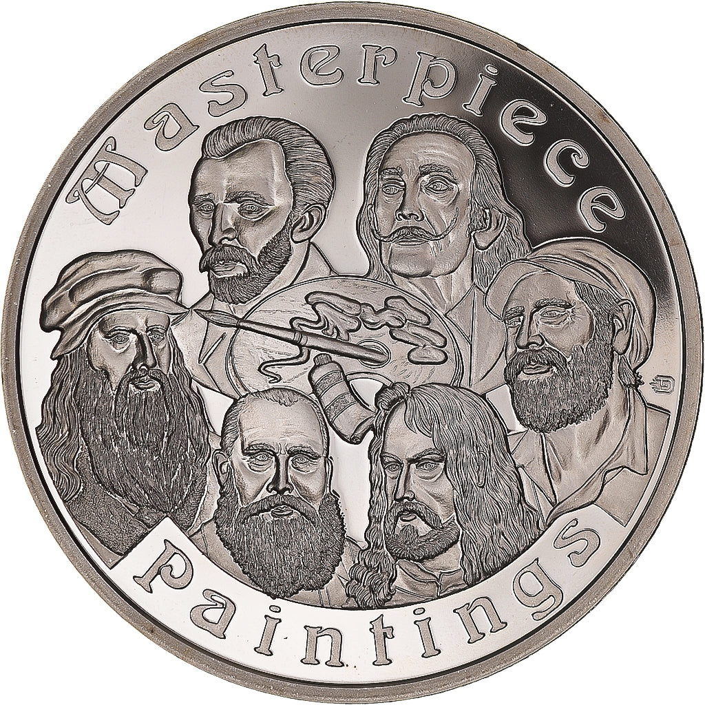 France, Medal, La Joconde - Léonard de Vinci, Masterpiece Paintings, MS(63)