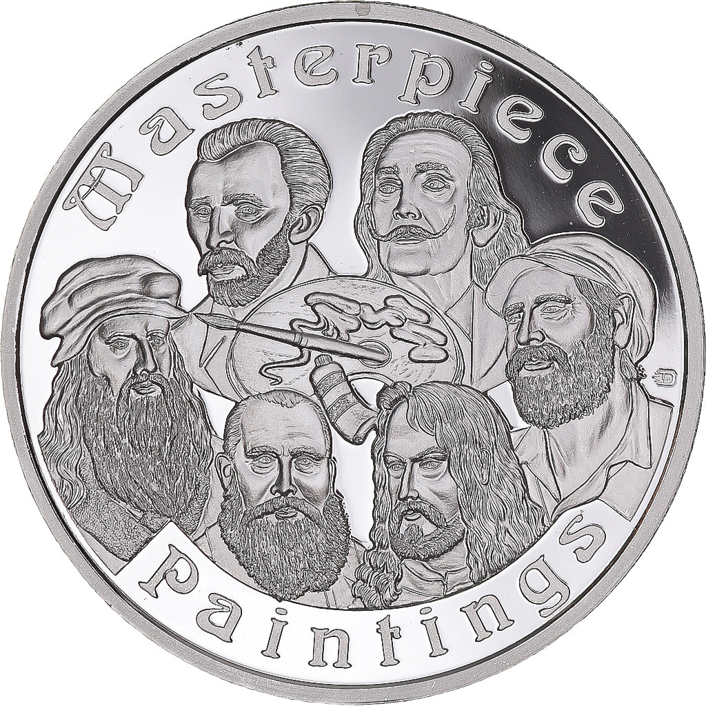 France, Medal, Pablo Picasso, Masterpiece Paintings, MS(63), Copper-nickel